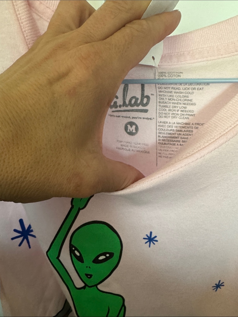 Ripndip Pink Alien Graphic Short Sleeve Tee - Picture 2 of 3